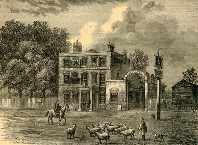 O sino em Edmonton, c1876. de Unbekannt