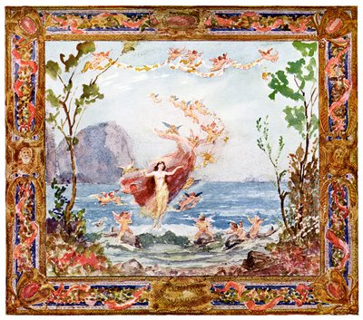 O nascimento de Vênus, 1900 de Unbekannt