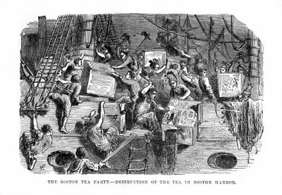 The Boston Tea Party, 16 de dezembro de 1773, 1872 de Unbekannt
