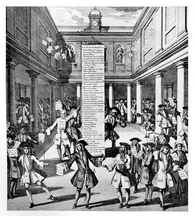 Os Bubblers Bubbld ou The Devil Take the Hindmost, 1720 de Unbekannt
