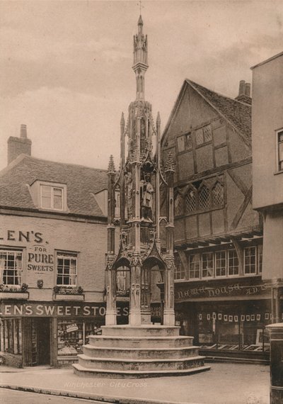 O Buttercross, Winchester, Hampshire, início do século XX de Unbekannt