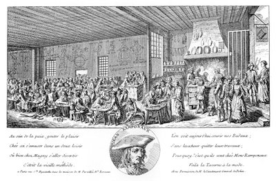 O cabaré de Ramponneau, 1885 de Unbekannt