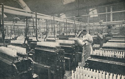A sala de moldagem de velas, c1917 de Unbekannt