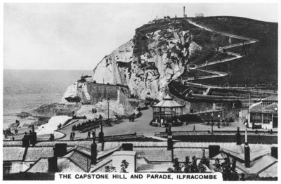 The Capstone Hill, e desfile, Ilfracombe, 1936 de Unbekannt
