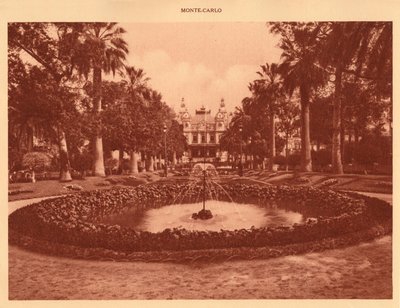 O cassino, Monte Carlo, 1930. de Unbekannt