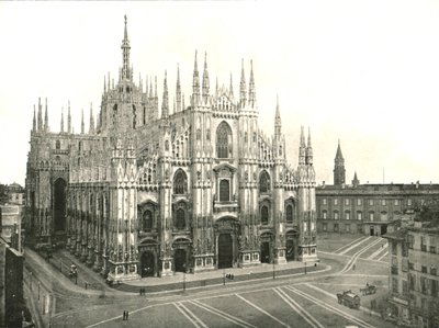 A Catedral, Milão, Itália, 1895. de Unbekannt