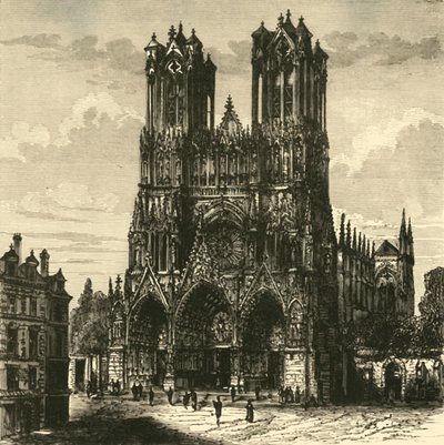 A Catedral, Reims, 1890. de Unbekannt
