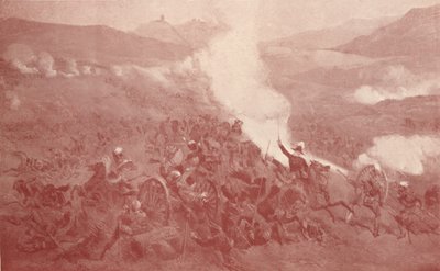 A carga de cavalaria em balaclava, 1854 1909 de Unbekannt
