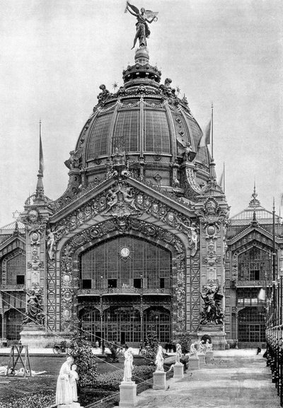 A cúpula central, Exposição Universal, Paris, 1889 de Unbekannt