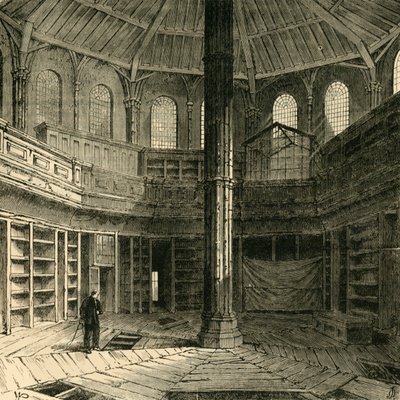 A Casa do Capítulo Anterior à sua Restauração, 1881. de Unbekannt