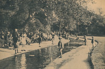 O canto das crianças, jardins centrais do prazer, 1929 de Unbekannt