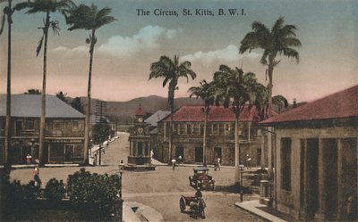 O circo, St. Kitts, BWI, início do século XX. de Unbekannt
