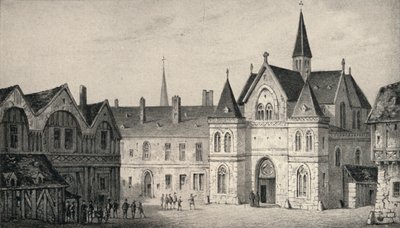 O Colégio de Sorbonne em 1550, 1915 de Unbekannt