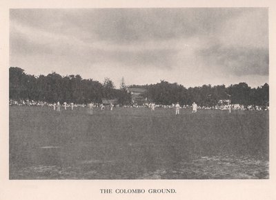 O Campo de Críquete de Colombo, Ceilão, 1912. de Unbekannt