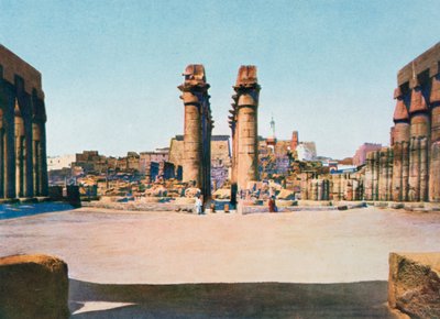 A Colunata de Amenhotep III, Templo de Luxor, Egito, século 20 de Unbekannt