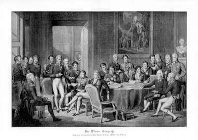 O Congresso de Viena, 1814-1815 1900 de Unbekannt