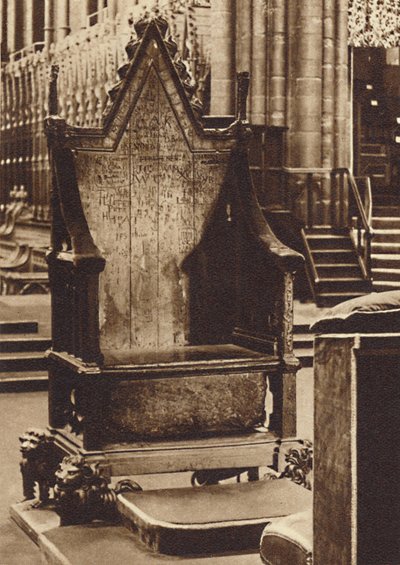 A Cadeira da Coroação e a Pedra do Scone, 1937 de Unbekannt