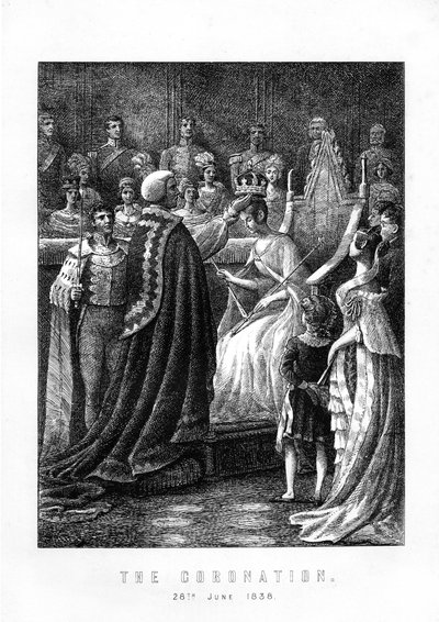 A coroação da rainha Victoria, Abadia de Westminster, Londres, 28 de junho de 1838, 1899 de Unbekannt