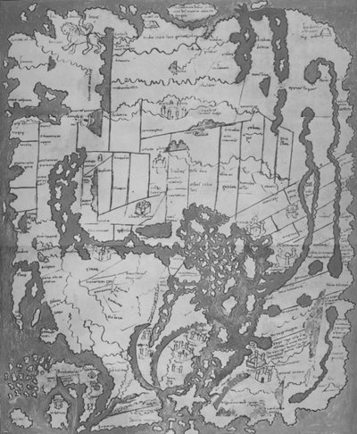 O Mapa Cottoniana ou Anglo-Saxão MS Tib. BV, c995, 1903 de Unbekannt
