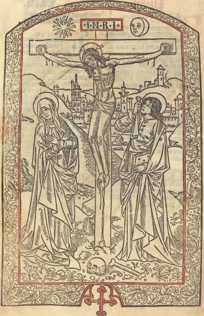 A Crucificação, c. 1485. de Unbekannt