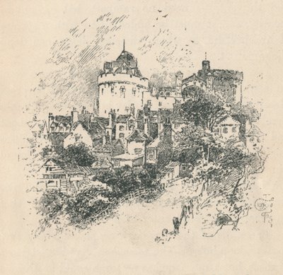 A torre do toque de recolher, 1895 de Unbekannt