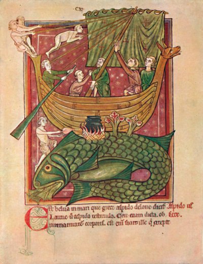 Os perigos do mar MS. Harl. 4751, século XIII, 1902 de Unbekannt