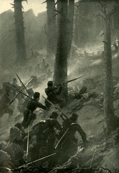 O ataque ousado ao Spingawi Khotal, 2 de dezembro de 1878, 1901. de Unbekannt