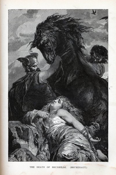 A morte de Brunhilde, Brunehaut, 1882 de Unbekannt