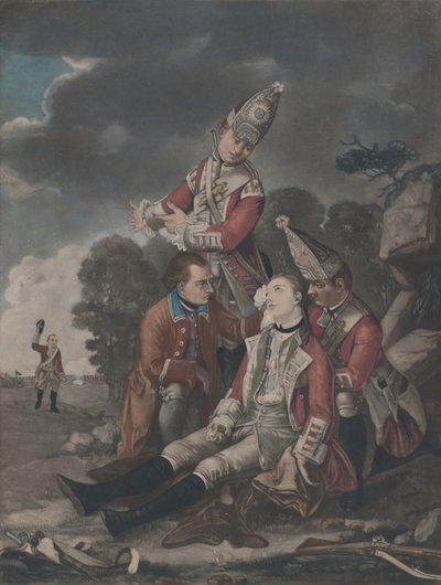 A morte do general Wolfe em Quebec setembro de 1759, 10 de outubro de 1779. de Unbekannt