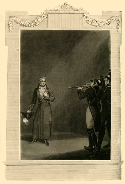 A morte de Murat, 1815, 1816. de Unbekannt
