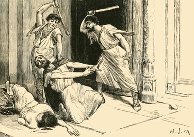 A morte de Tibério Graco, 1890. de Unbekannt