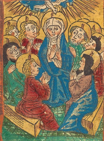 A Descida do Espírito Santo, c. 1490. de Unbekannt