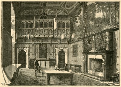 A sala de jantar, Hatfield, 1898. de Unbekannt