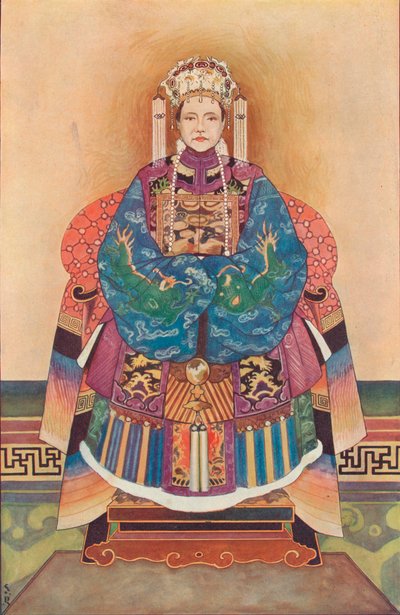 A Imperatriz viúva da China, 1908 de Unbekannt