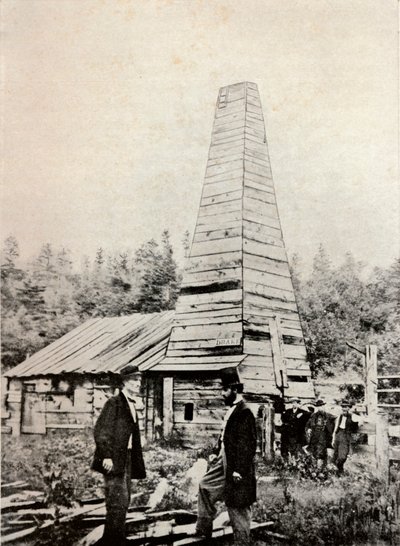 O Drake Well, Pensilvânia, América, 1859 de Unbekannt