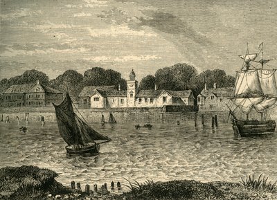 O Duque de Norfolks Almshouses, em 1796, c1878. de Unbekannt