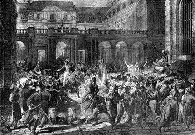 O Duque de Orleans deixa o Palácio Real, Paris, 31 de julho de 1830 1882-1884 de Unbekannt