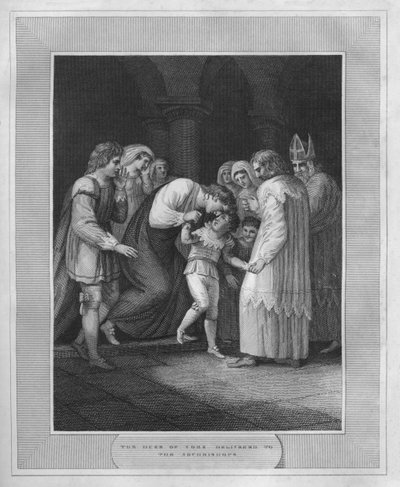 O duque de York entregue aos arcebispos, 1838 de Unbekannt