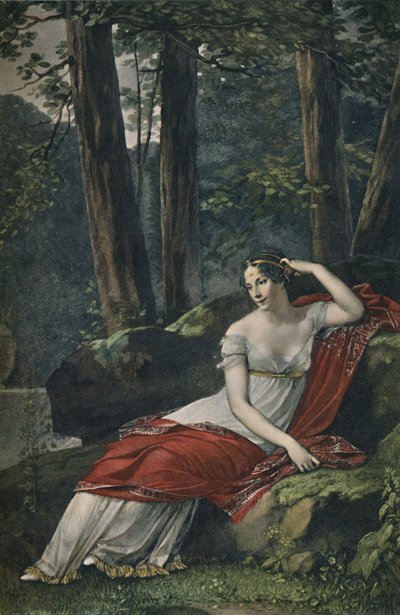 A imperatriz Josephine no parque em Malmaison, 1809, 1896 de Unbekannt