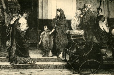 A entrada de um teatro romano, 1890. de Unbekannt