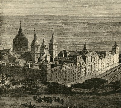 O Escurial, perto de Madri, 1890. de Unbekannt