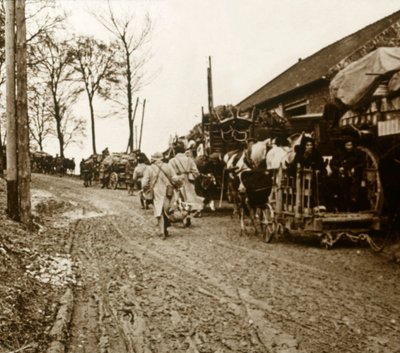 O êxodo, c1914-c1918 de Unbekannt