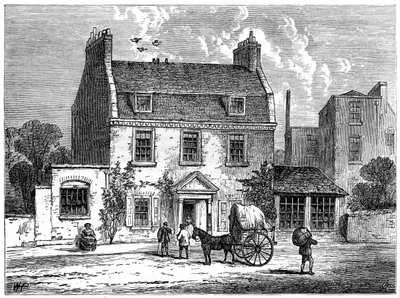 The Farthing Pie House, Londres, 1820 1891 de Unbekannt
