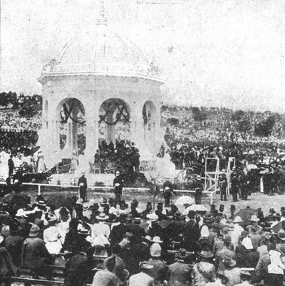 A Federação da Austrália, 1901 ... Assinando o Juramento por Lord Hopetoun em Sydney ..., 1901. de Unbekannt