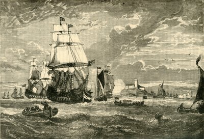 A Primeira Frota da Companhia das Índias Orientais Partindo de Woolwich, 1601, 1890. de Unbekannt
