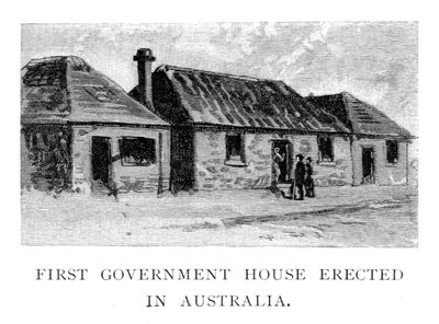 A Primeira Casa do Governo, Sydney, Austrália, 1886 de Unbekannt