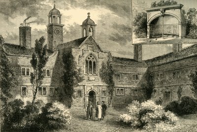 O Fishmongers Almshouses em 1850, c1878. de Unbekannt