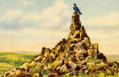 O Fliegerdenkmal, monumento no Wasserkuppe, Hesse, Alemanha, 1932. de Unbekannt