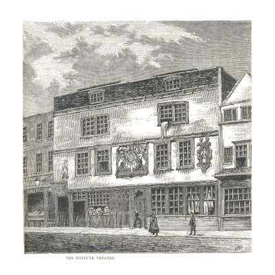 O teatro da fortuna. De uma impressão publicada por Wilkinson em 1811, 1878 de Unbekannt