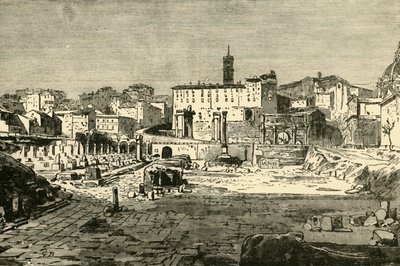 O Fórum em Roma, 1890. de Unbekannt